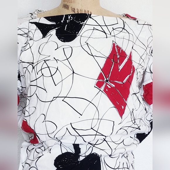 Vivienne Westwood 2018 White Card Symbol Runway Dress - Picture 8 of 13